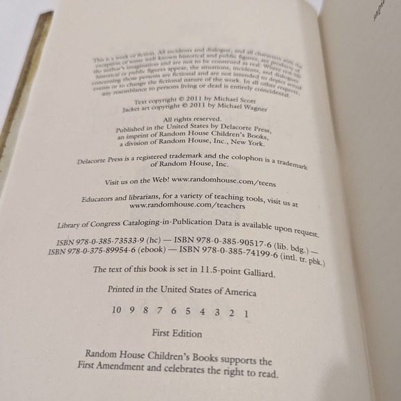 The Warlock: The Secrets of the Immortal Nicholas Flamel (2011, Hardcover) - Picture 3 of 9